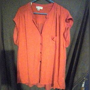 Coral Forever 21 top